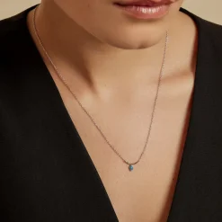 Histoire d'Or Collier Cyane Argent Blanc Turquoise* Colliers|Colliers