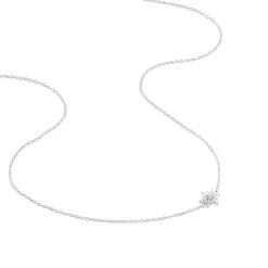 Online Histoire d'Or Collier Cyriac Argent Blanc Oxyde De Zirconium