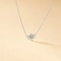 Online Histoire d'Or Collier Cyriac Argent Blanc Oxyde De Zirconium