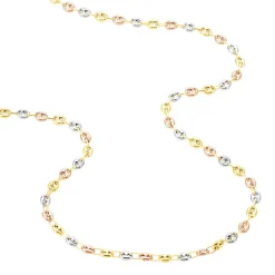 Best Histoire d'Or Collier Dami or tricolore