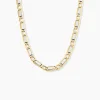 Outlet Histoire d'Or Collier Danae Plaquette Or Bicolore