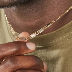 Outlet Histoire d'Or Collier Danae Plaquette Or Bicolore