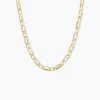 Discount Histoire d'Or Collier Danae Plaquette Or Bicolore