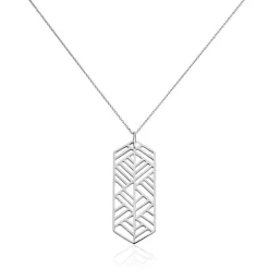 New Histoire d'Or Collier Dannielle Acier Blanc