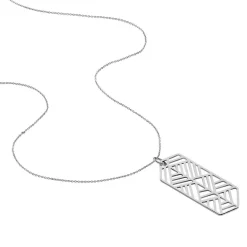 New Histoire d'Or Collier Dannielle Acier Blanc