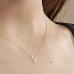 Discount Histoire d'Or Collier Dao Or Jaune Oxyde De Zirconium