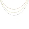 Histoire d'Or Collier Daralea Argent Tricolore* Colliers|Colliers