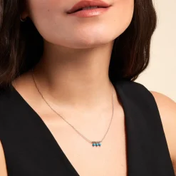 Histoire d'Or Collier Della Argent Blanc Turquoise* Colliers|Colliers