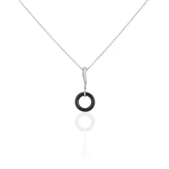 Histoire d'Or Collier Delphinia Argent Blanc Oxyde De Zirconium* Colliers|Colliers