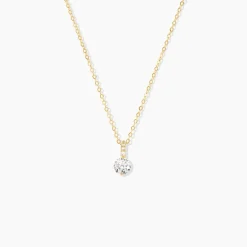 Outlet Histoire d'Or Collier Derby Or Jaune Oxyde De Zirconium