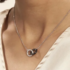 Hot Histoire d'Or Collier Dina Argent Blanc Céramique Et Oxyde De Zirconium