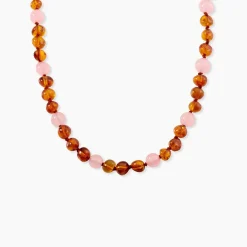 Discount Histoire d'Or Collier Ditte Ambre Quartz