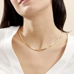 Histoire d'Or Collier Doline Maille Anglaise Or Jaune* Colliers|Colliers