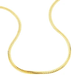 Hot Histoire d'Or Collier Doline Maille Anglaise or jaune
