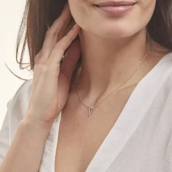 Histoire d'Or Collier Domnika Argent Blanc Oxyde De Zirconium* Colliers|Colliers