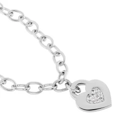 Discount Histoire d'Or Collier Dorote Argent Blanc Oxyde De Zirconium