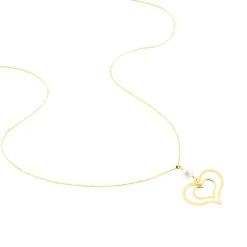 Histoire d'Or Collier Double Ajoure Or Jaune Perle De Culture* Colliers|Colliers