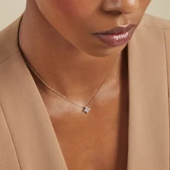 Histoire d'Or Collier Eclosion Precieuse Or Jaune Oxyde De Zirconium* Colliers|Colliers