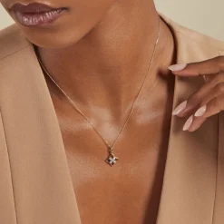 Histoire d'Or Collier Eclosion Precieuse Or Jaune Oxyde De Zirconium* Colliers|Colliers