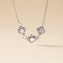 Histoire d'Or Collier Edyta Argent Blanc Oxyde De Zirconium* Colliers|Colliers