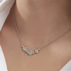 Histoire d'Or Collier Edyta Argent Blanc Oxyde De Zirconium* Colliers|Colliers