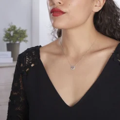 Histoire d'Or Collier Elansa Argent Blanc Oxyde De Zirconium