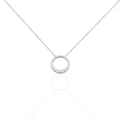 Histoire d'Or Collier Elaïs Argent Blanc Oxyde De Zirconium* Colliers|Colliers Fantaisie