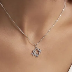 Histoire d'Or Collier Elinia Argent Blanc Oxyde De Zirconium* Colliers|Colliers