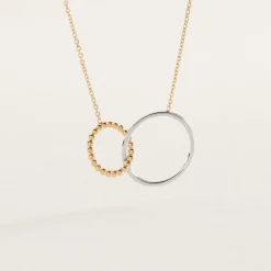 Hot Histoire d'Or Collier Elizabeta Or Bicolore