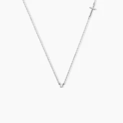 Online Histoire d'Or Collier Eloa Argent Blanc Oxyde De Zirconium