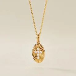 Histoire d'Or Collier Embrasement Plaqué Or Jaune Oxyde De Zirconium* Colliers|Colliers