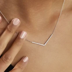 Histoire d'Or Collier Emea Argent Blanc Oxyde De Zirconium* Colliers|Colliers