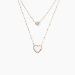 Outlet Histoire d'Or Collier Emilia Or Rose Diamant