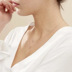 Outlet Histoire d'Or Collier Emilia Or Rose Diamant