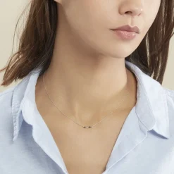 Outlet Histoire d'Or Collier Enid Or Blanc Diamant