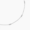 Online Histoire d'Or Collier Eniola Argent Blanc