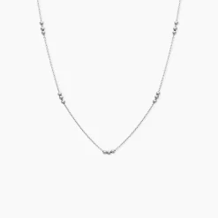 Online Histoire d'Or Collier Eniola Argent Blanc