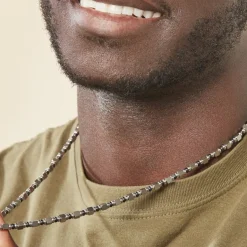 Outlet Histoire d'Or Collier Ephrem Acier Bicolore