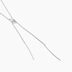 Online Histoire d'Or Collier Erika Argent Blanc Oxyde De Zirconium