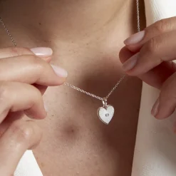 Histoire d'Or Collier Erina Argent Blanc Nacre Oxyde De Zirconium* Colliers|Colliers