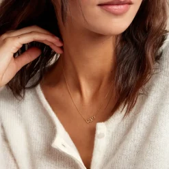 Online Histoire d'Or Collier Esdras Or Jaune