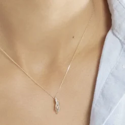 Online Histoire d'Or Collier Ester Or Jaune Diamant