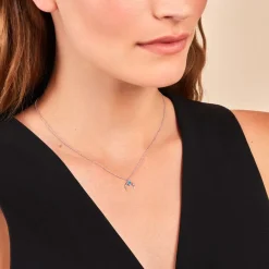 Sale Histoire d'Or Collier Estrid Argent Blanc Turquoise