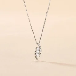 Histoire d'Or Collier Eternite Or Blanc Diamant* Colliers|Colliers