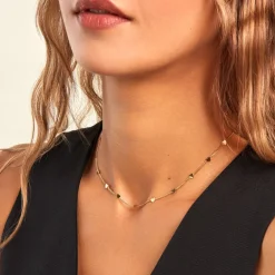 Histoire d'Or Collier Eva Acier Jaune* Colliers|Colliers