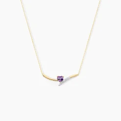 Histoire d'Or Collier Eva Or Jaune Amethyste Et Oxyde De Zirconium* Colliers|Colliers