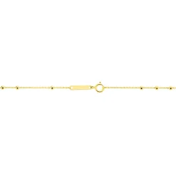 New Histoire d'Or Collier Evelina Croix Maille Boule Or Jaune