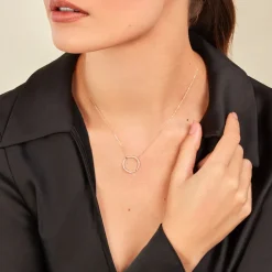 Online Histoire d'Or Collier Evgeni Or Jaune Diamant