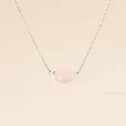 Histoire d'Or Collier Evren Argent Blanc Quartz Rose* Colliers|Ras De Cou