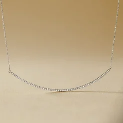 Histoire d'Or Collier Fanchette Or Blanc Diamant* Colliers|Colliers